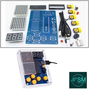 DIY Electronic Soldering Training Kit for Tetris/Snake/Plane Games Kit Inc Case - Picture 1 of 6