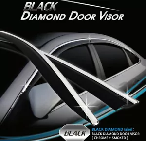Premium Door Visor Rain Vent Guard Window 4P E457 Usps for Genesis G70 2019~2025 - Picture 1 of 12