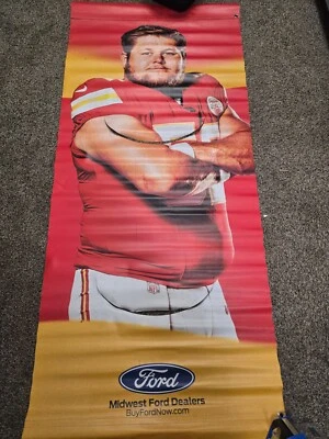 Kansas City Chiefs Chiefs Creed Humprey Pole Stadium Banner Flag Large 30x72 - Image 1 of 2