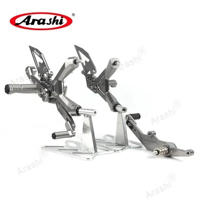 Repose-pieds réglables Pédales Pour BMW M1000RR 2021-2024 S1000RR 2019-2024 Gris - Photo 1/4