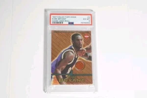 1997 Collector's Edge Kobe Bryant Authentic Game Used Ball Card PSA 6 EX-MT  - Picture 1 of 5