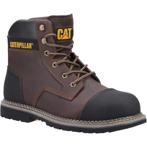 Mens Caterpillar PowerPlant Bump Steel Toe/Midsole S3 Safety Boots Sizes 6 to 13 - Picture 1 of 4