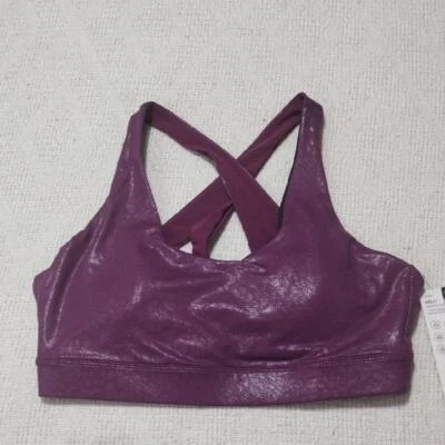 Новый с Ярлыками Mpg Kelly глубокий пурпурный крок спортивный бюстгальтер размер средний - Изображение 1 из 4