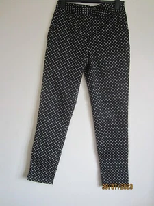 Creation L Size 12 Black/white patterned 'Ankle Grazer ' Trousers - Picture 1 of 7
