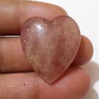 100% Natural Beautiful Strawberry Quartz Cabochon Heart 47.45 Crt Loose Gemstone