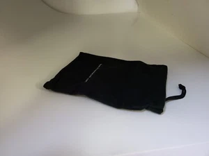 NEW BLACK Drawstring 5 x 7 Travel Bag Sack Felt Purse Pouch Draw String #U6 - Picture 1 of 6
