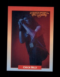 1991 Brockum Rock Cards #26 Chuck Billy  SET BREAK 