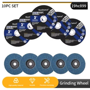 10pc/set 75mm Resin Cutting Disc Flap Grinding Disc for Metal Steel Wood Plastic - Picture 1 of 6