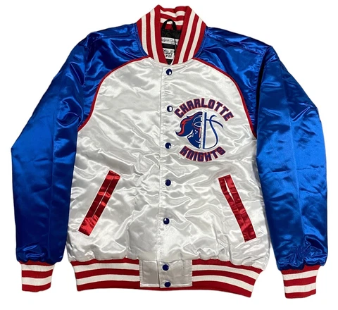 Stephen Curry Men's Headgear Classics Charlotte Knights High School Satin Jacket Cover