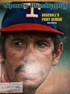 Sport Illustrierte Billy Martin 2. Juni 1975 Vintage Zeitschrift - Bild 1 von 7