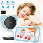 Babyphone mit Kamera Video Baby Monitor 5 Zoll Type-C Wiederaufladbar VOX Modus