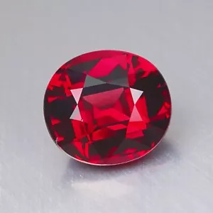 Rhodolith 3,83 ct Hot Reddish Pink unbeheizt 100% natürlicher Rhodolith Granat - Bild 1 von 4