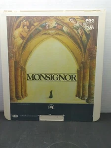 Monsignor (1982) CED Video Disc CBS FOX Crime War Drama Christopher Reeve - Picture 1 of 2