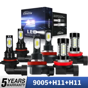 For Subaru Forester 2014-2018 Combo LED Headlight High/Low Beam Fog Light Bulbs - Bild 1 von 12