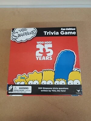 The Simpsons Fan Edition 25th Anniversary Trivia Board Game Complete - Image 1 of 4