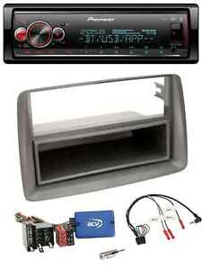 Pioneer Bluetooth USB Lenkrad DAB Autoradio für Fiat Panda 04-10 169 grau
