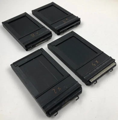 4 Vintage Graflex 2 1/4 x 3 1/4 Wood Graphic Film Holders with Metal Slides - Image 1 of 4