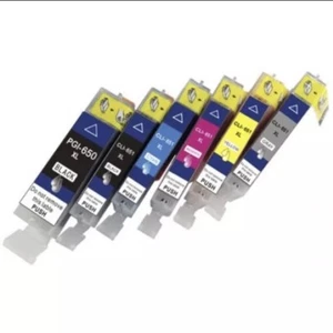 12 Generic ink cartridges PGI650XL+CLI-651XL BK+C+M+Y+GY for Canon MG6360 iP7160 - Picture 1 of 1