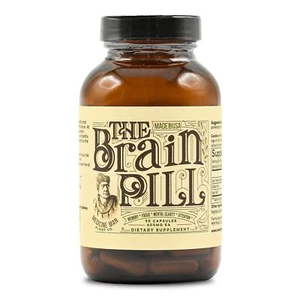 The Brain Pill 90 Capsules - Organic and Natural Brain Booster Supplement wit... - Picture 1 of 8