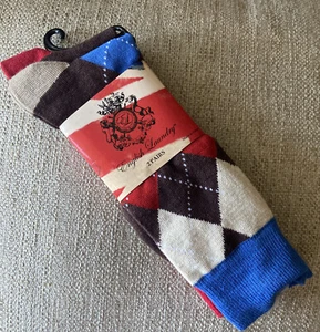 English Laundry Herren Baumwollmischung 2 Paar Socken mehrfarbig Größe 6,5 - 12 - Bild 1 von 3