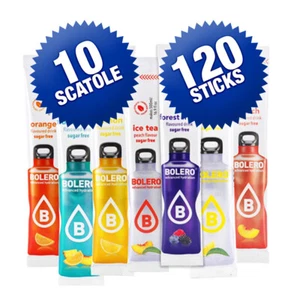 BOLERO Drinks - 10 scatole da 12 sticks da 3g - GUSTI MISTI - Foto 1 di 9