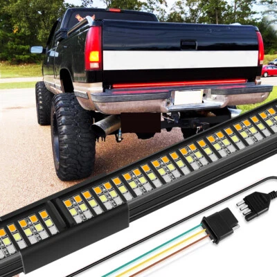 Tira de luces LED de 60" 3 filas para puerta trasera barra que fluye para Chevrolet K1500 K2500 K3500 Foto 1 de 4
