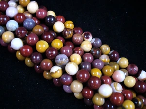 Mooakite 8mm Round Gemstone Beads 35cm Strand DIY Jewellery Spacer  - Picture 1 of 1