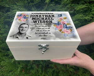 Urna/Ataúd Personalizada, Caja de Madera para Cenizas de Cremación, Cualquier Diseño Impreso. - Imagen 1 de 12