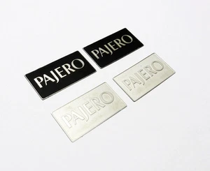 Metal PAJERO Display Plate For 1/10 Tamiya CC01, 2PCS - Picture 1 of 4