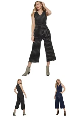 Nuevo con etiquetas Mono para mujer Nine West puntada en contraste sin mangas talla S Foto 1 de 4