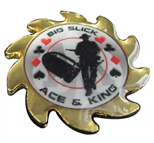 Cubierta protectora de cartas de póquer de casino spinner Big Slick-Ace & King - Imagen 1 de 1