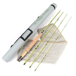 Caña de pescar con mosca ultralite arroyos pequeños 1/2/3WT 6'/6'6""/7'6"" Panfish/Trucha - Imagen 1 de 20