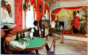 CALICO GHOST TOWN Yermo, California CA Museo Interior Juego de Cartas - Postal - Imagen 1 de 2
