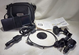 GARMIN NUVI 40 CAR AUTO GPS BUNDLE, W/DASH MOUNT, CAR ADAPTER, TRAVEL CASE. EX! - Picture 1 of 15