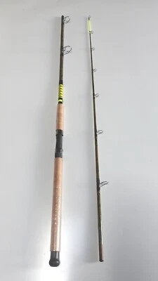 Camouflage Catfish Spinning Rod 9' 2PC Cork Handle Glow Tip - Image 1 of 4