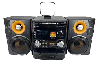 Philips FW-C527 Dual Cassettes 3 CD Changer Tested and Working - Image 1 of 4