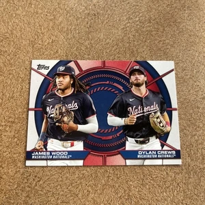 2025 Topps Serie 2 Dúos Dinámicos James Wood Dylan Crews DD-6 (RC) - Imagen 1 de 2