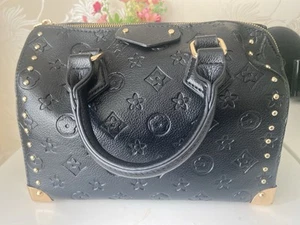Ladies Leather-style Black Bag NEW - Picture 1 of 6
