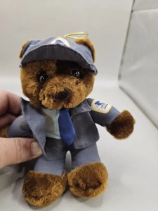 1990 VTG USPS 6 Inch Mailman Postal Carrier Bear Teddy w/ US Mail Emblems Plush - Picture 1 of 7
