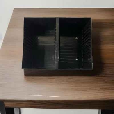 Case Logic Wall Mount CD DVD Storage Rack Holder - 2 Shelf Organizer Black  - Image 1 of 4