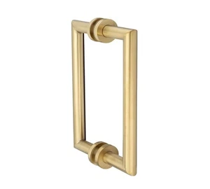 Portals Coda 6" C/C Back-to-Back Pull - Brushed Brass - Picture 1 of 1