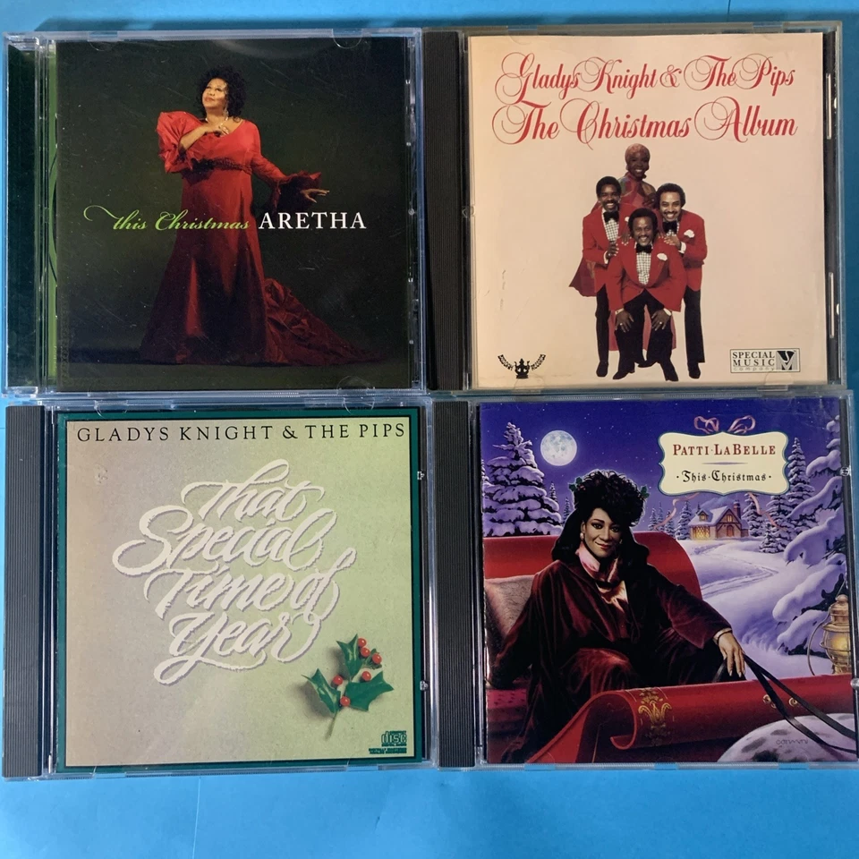Gladys Knight - Aretha Franklin - Patti Labelle 4 CD Lot - Christmas - Holiday - Image 1 of 4