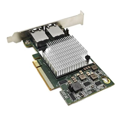 1Pc 10G Dual RJ45 Port PCI-Express Ethernet Network Adapter For Intel X540-T2 - Image 1 of 4