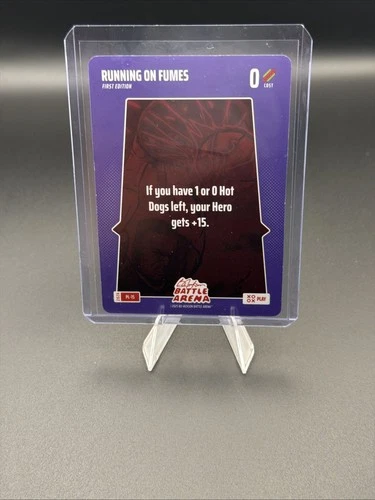 Bo Jackson Battle Arena 2026 Play 15 Running on Fumes PL-15 SP 1st Edition