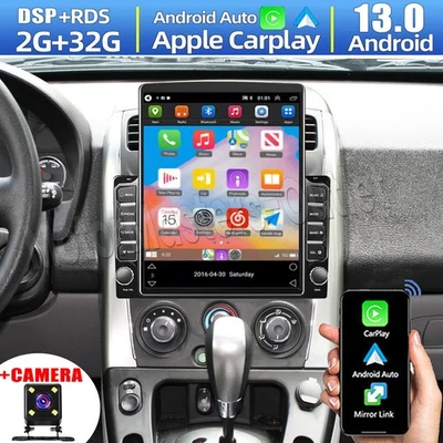 Unidad principal GPS estéreo de radio de coche Android 13 CarPlay de 9,7"" para Saturn Vue 2006-2007 Foto 1 de 4