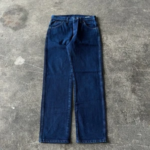 Vintage Rustler Jeans 32x32 Blue Pants Cowboy Western Farmer 876 Dark Denim - Picture 1 of 8