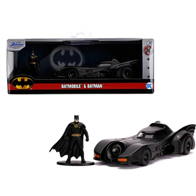 BATMAN BATMOBILE 1989 WITH FIGURE 1:32 Jada Toys Movie Modellino Nuovo - Immagine 1 di 2