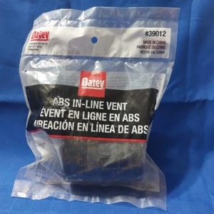 Ventilación en línea ABS Oatey 3 X 2 3/4 negro #39012 - Imagen 1 de 6