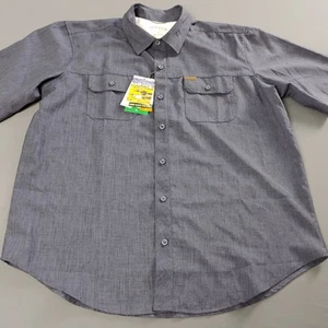 Orvis Shirt Men's Size XL  Blue Short Sleeve Tech UPF 30+ Fishing NWT - Picture 1 of 13