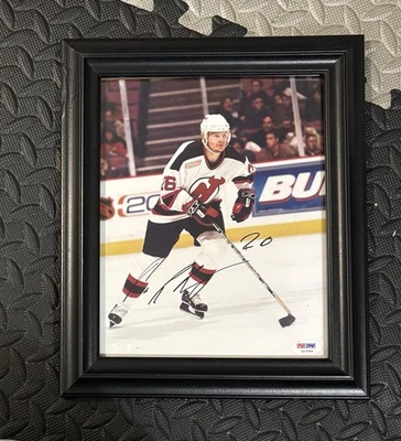 Foto autografiada de Patrik Elias 8x10 de los demonios de Nueva Jersey República Checa certificado de autenticidad enmarcado Foto 1 de 4